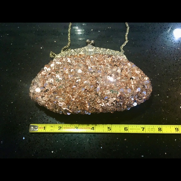 Vintage Sequined Evening Purse - Picture 3 of 8